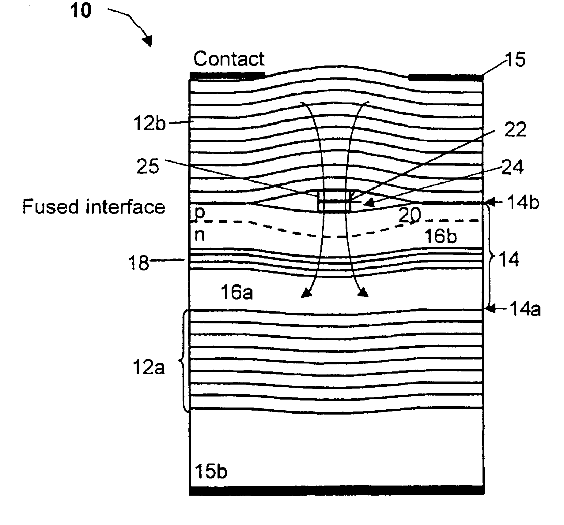 Vertical cavity surface emitting laser and a method of fabrication thereof