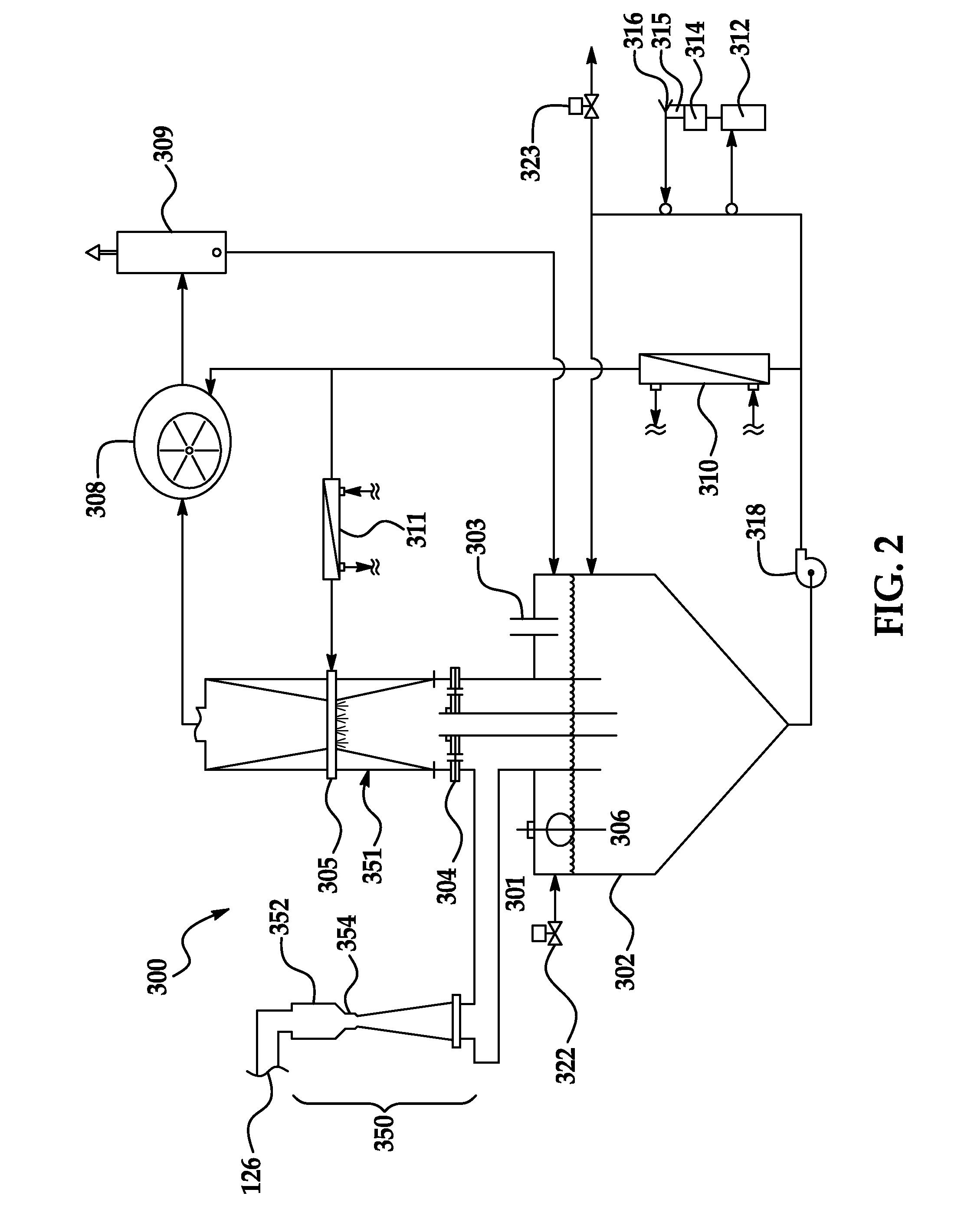 Chain drag system for treatment of carbaneous waste feedstock and method for the use thereof