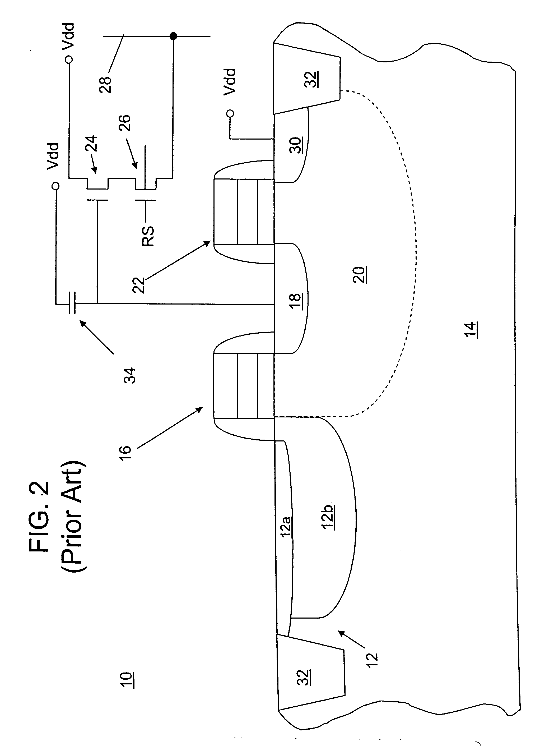 Imager photo diode capacitor structure with reduced process variation sensitivity