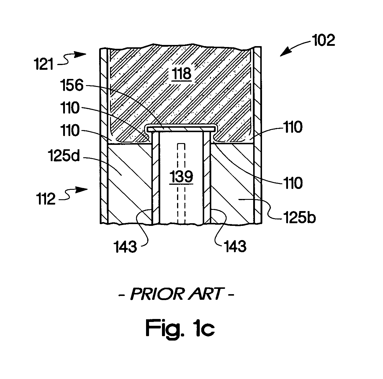 Container having fluidically segregated compartments