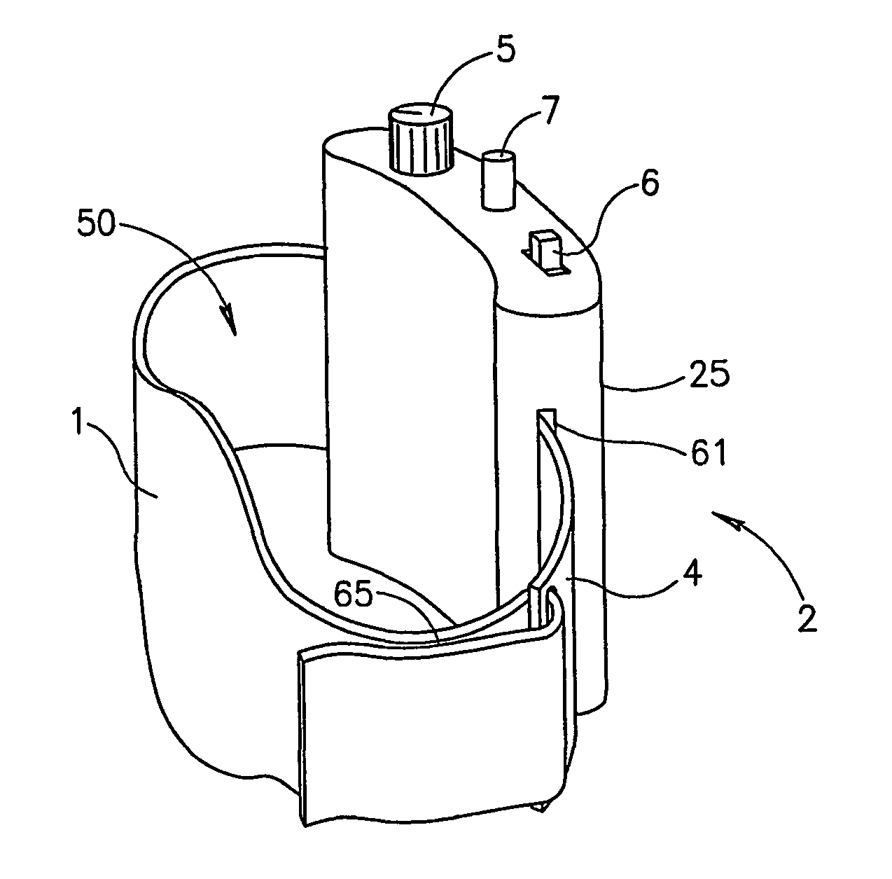 Portable device for the enhancement of circulation and for the prevention of stasis related DVT