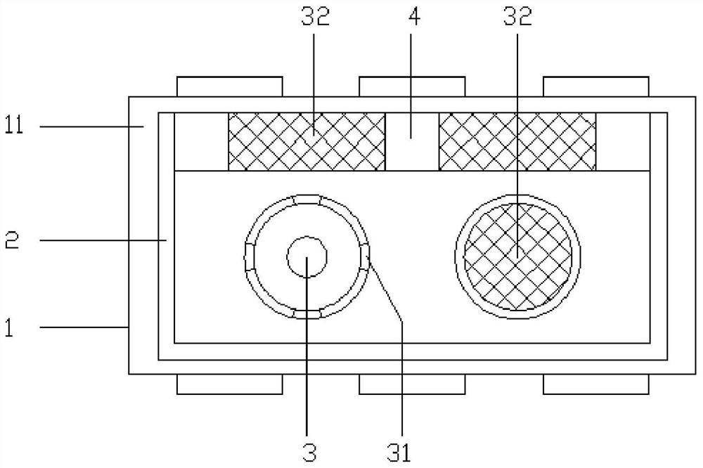 A vehicle-mounted shock-resistant audio horn