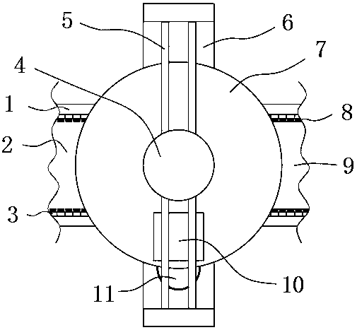 Wood surface filling device