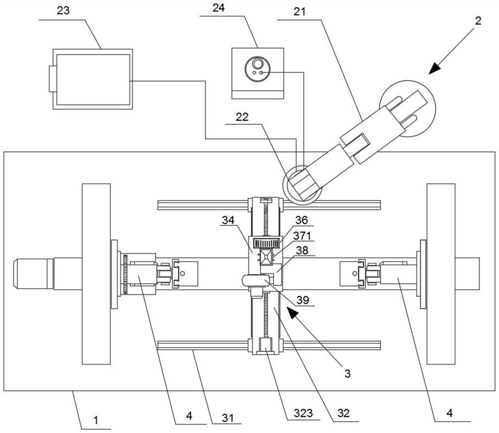 A laser cladding device applied to workpiece repair