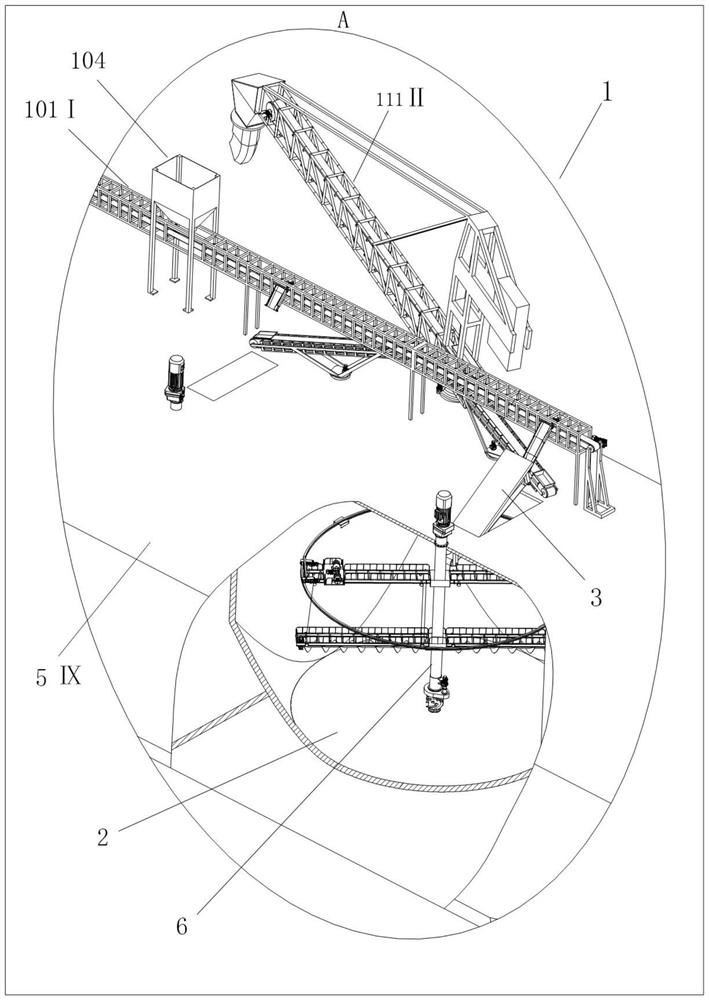 Bulk cargo barge transfer storage and transportation system