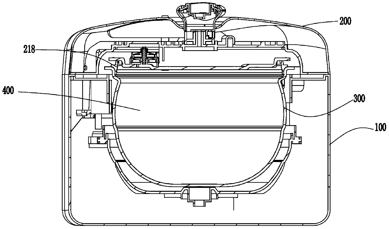 A non-self-resetting pressure relief electric pressure cooker