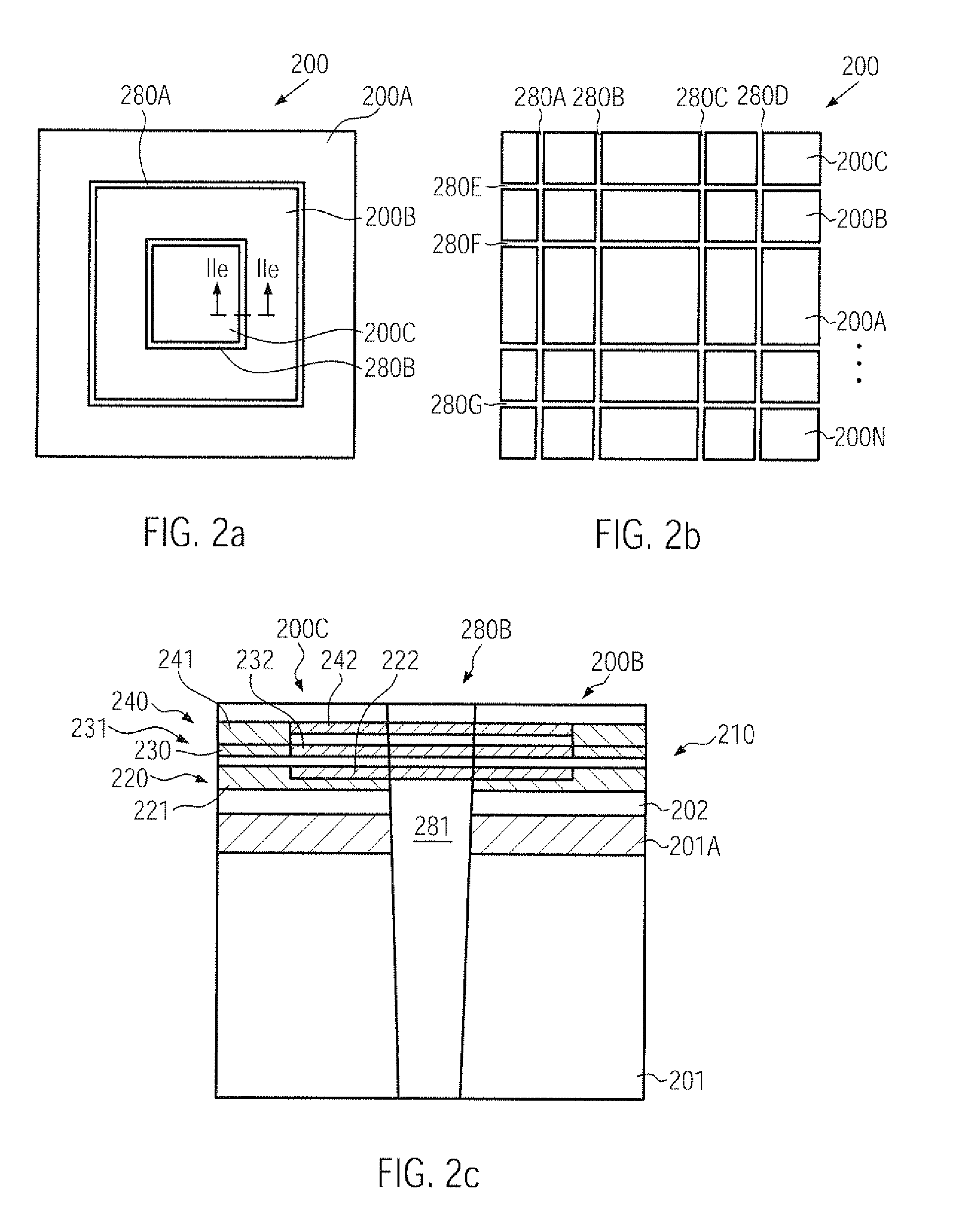 Semiconductor device including stress relaxation gaps for enhancing chip package interaction stability