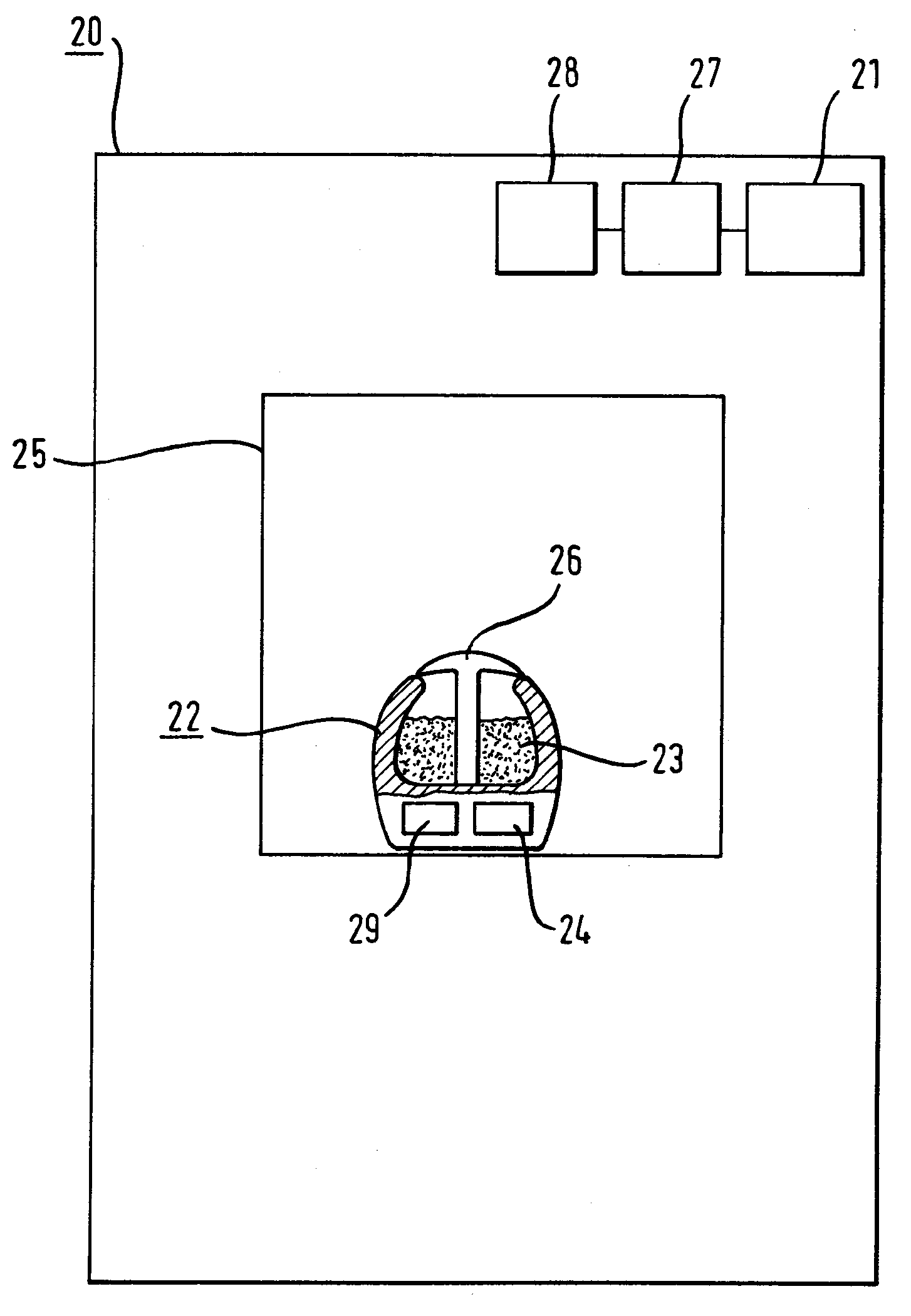 Method and device for treating objects with at least one treatment agent in a household device, said household device, associated packaging and a dosing device