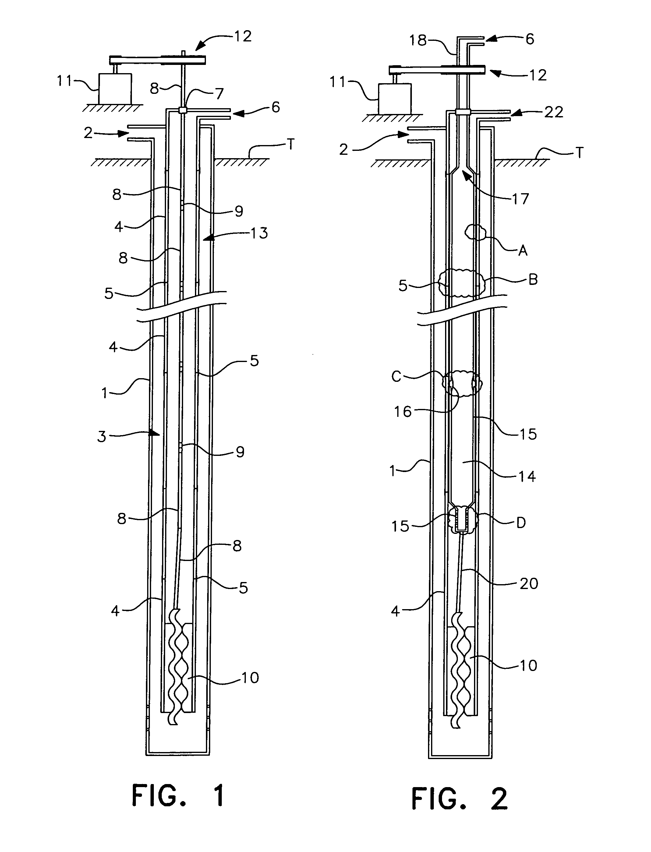 Arrangement for hydrocarbon extraction in wells using progressive cavity pumps