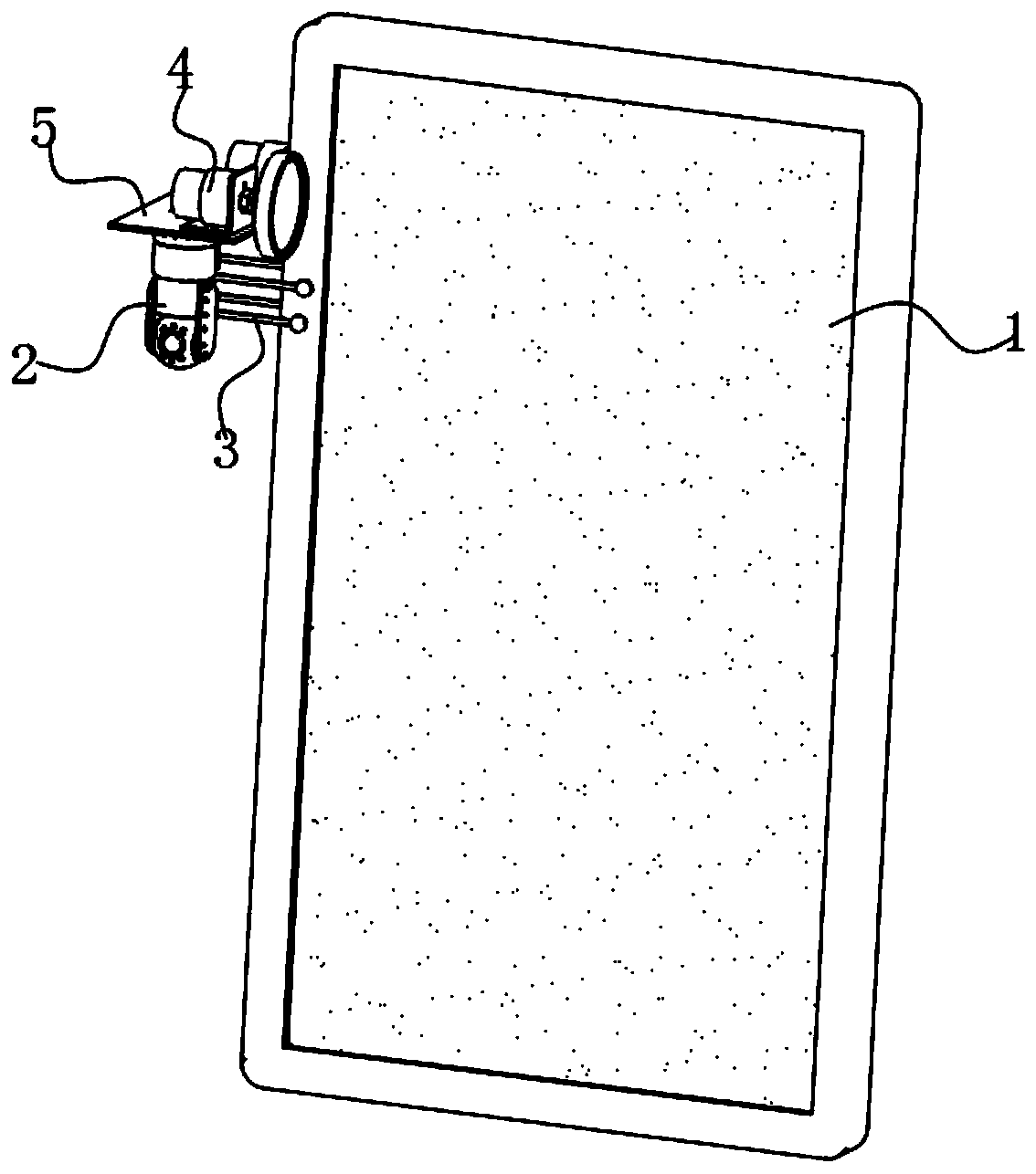 Sliding type multi-angle adjustment video camera for computer