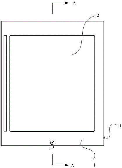 Hollow glass door and manufacturing method thereof