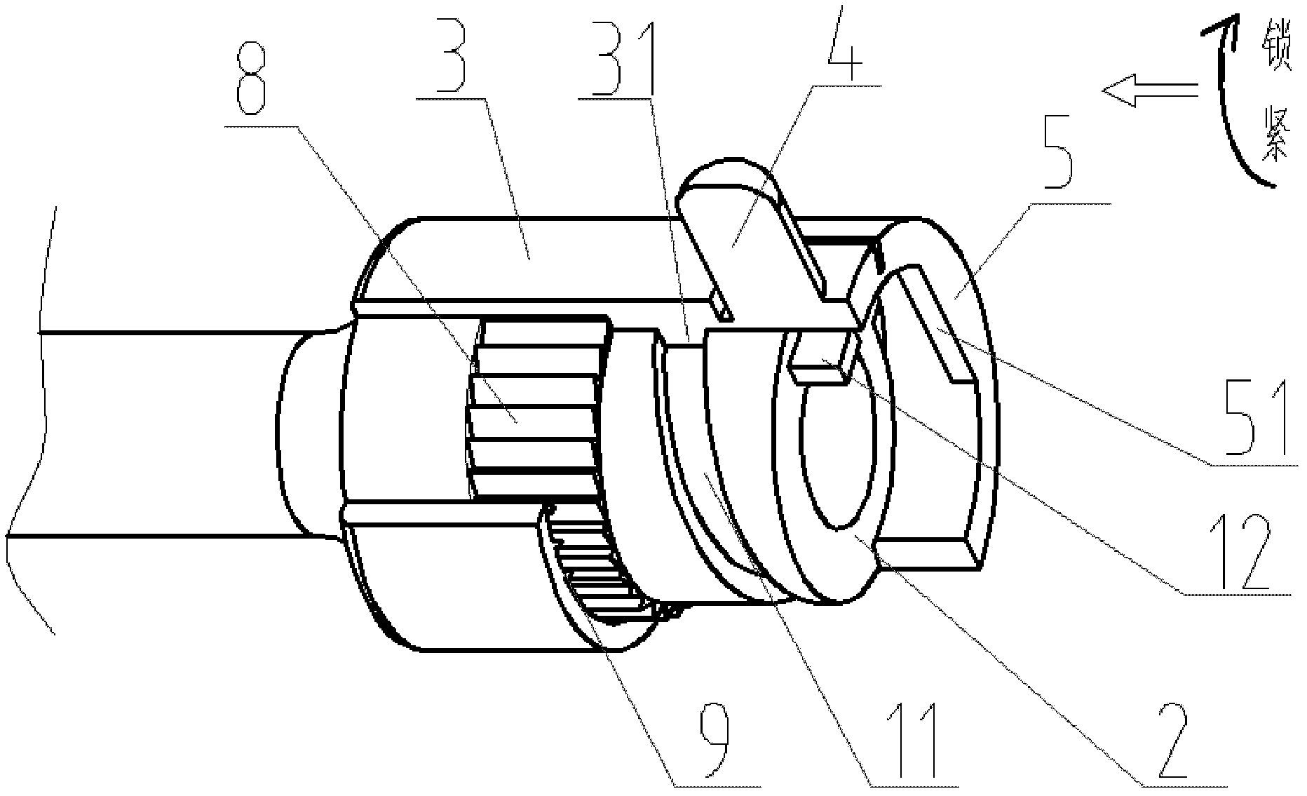 Disposable endoscope sheath with self-destruct locking device