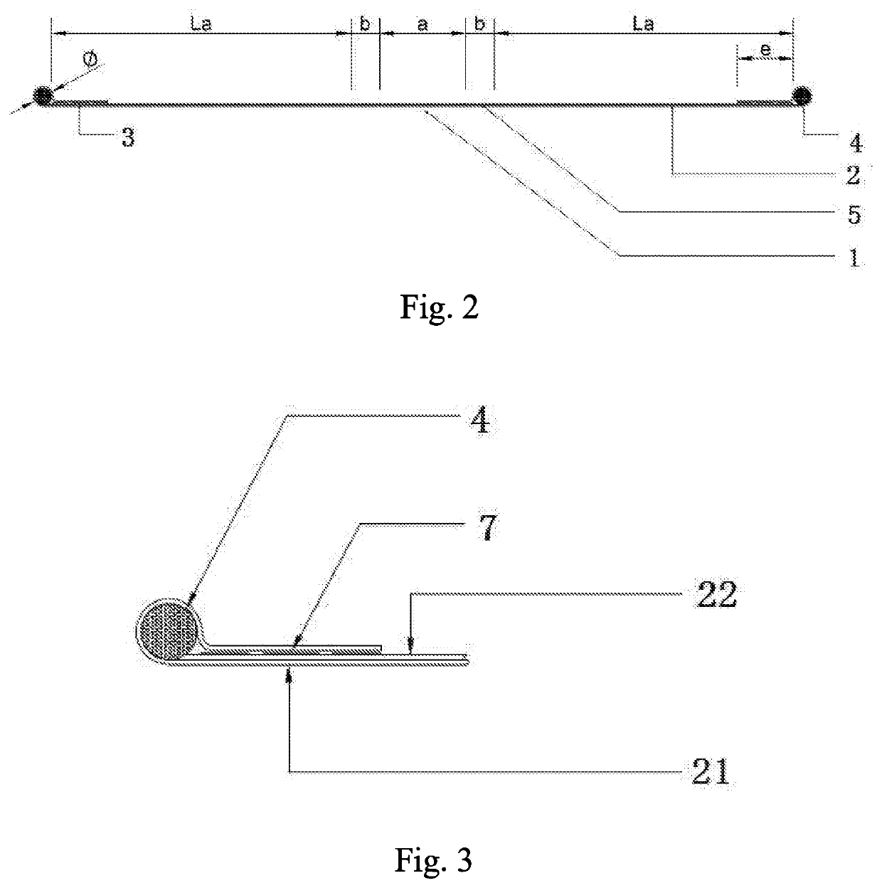 Double-cross composite fabric membrane biaxial tensile strength test piece and manufacturing method thereof