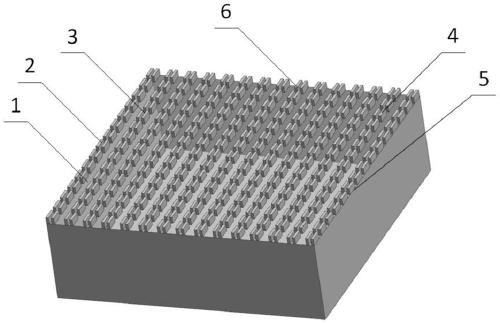A microscale cooperative surface structure for enhanced boiling heat transfer