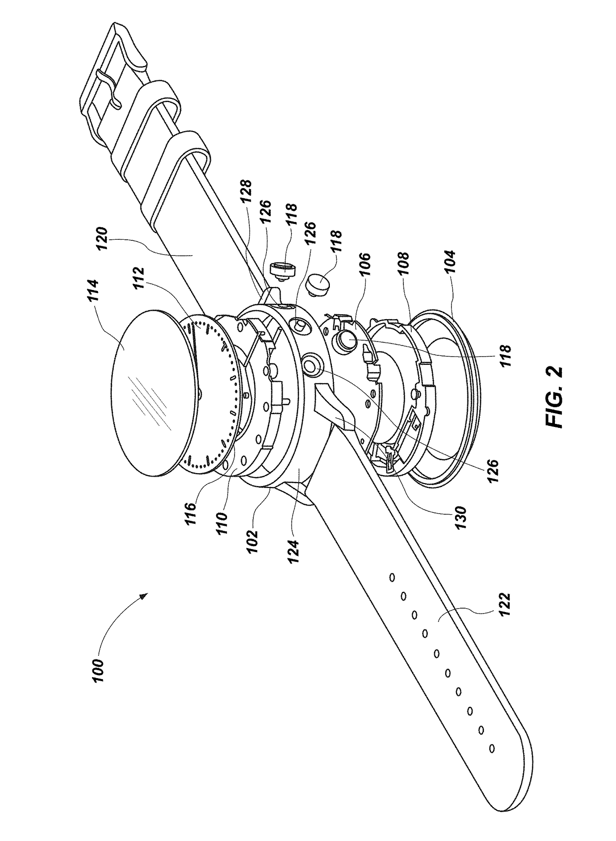 Smartwatch assemblies having analog dials with specific functionalities