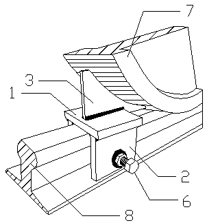 A method for installing and fixing a crane traveling roller frame