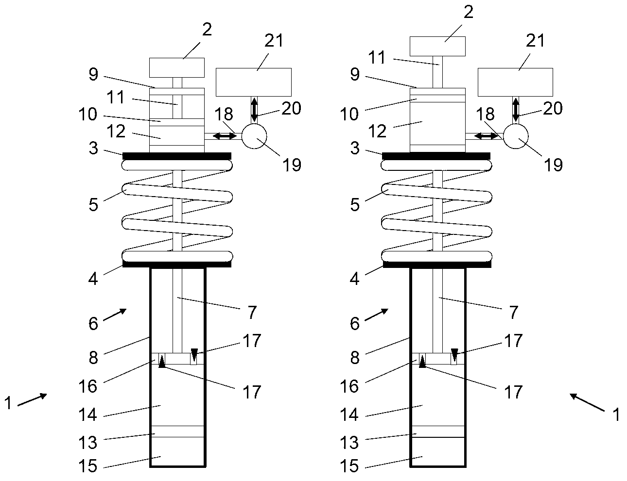 Device for adjusting height of vehicle body
