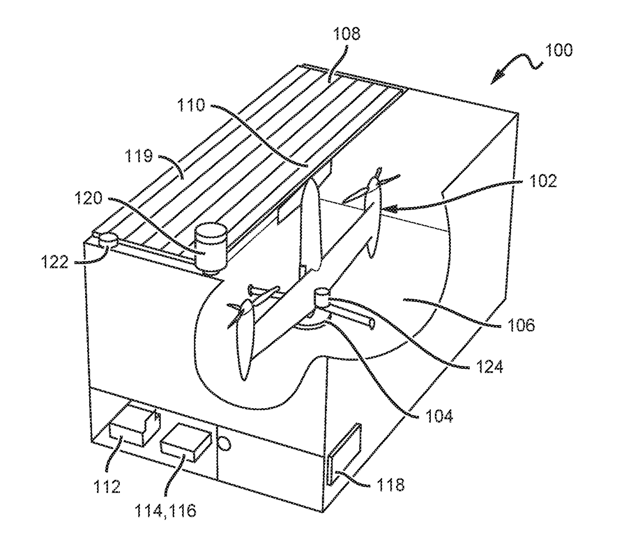 Power and communication interface for vertical take-off and landing (VTOL) unmanned aerial vehicles (UAVS)