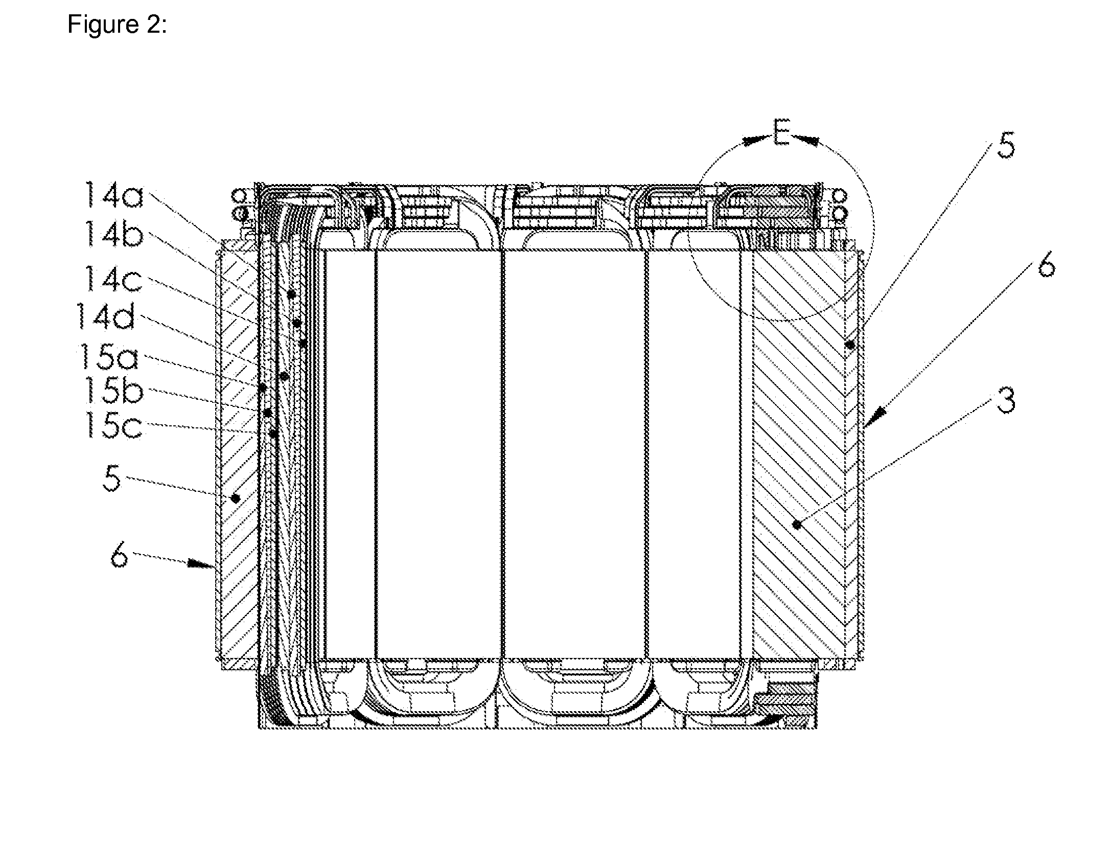 Concentrated winding stator construction for high efficiency machine