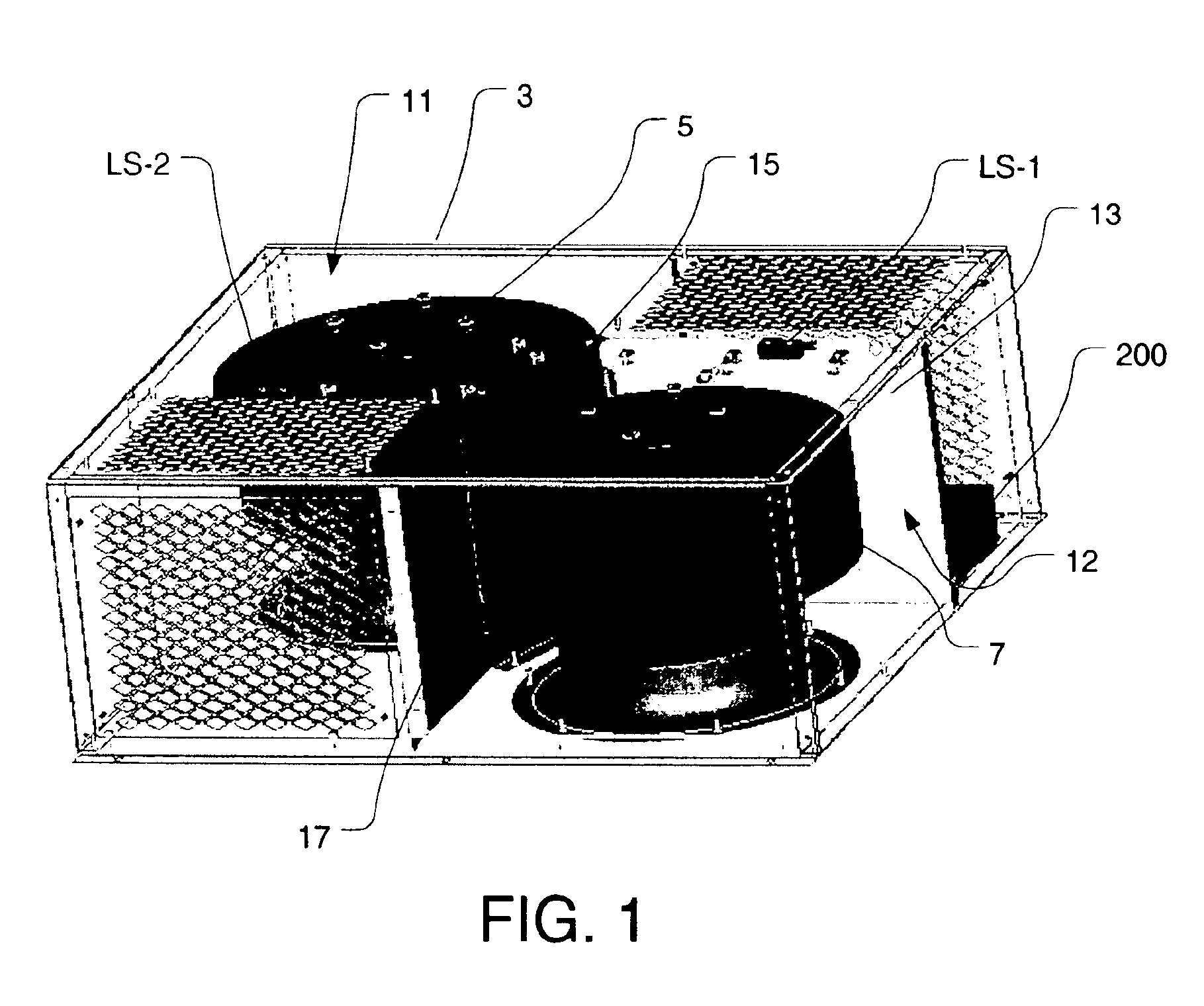Apparatus for continuous cooling of electrical powered equipment