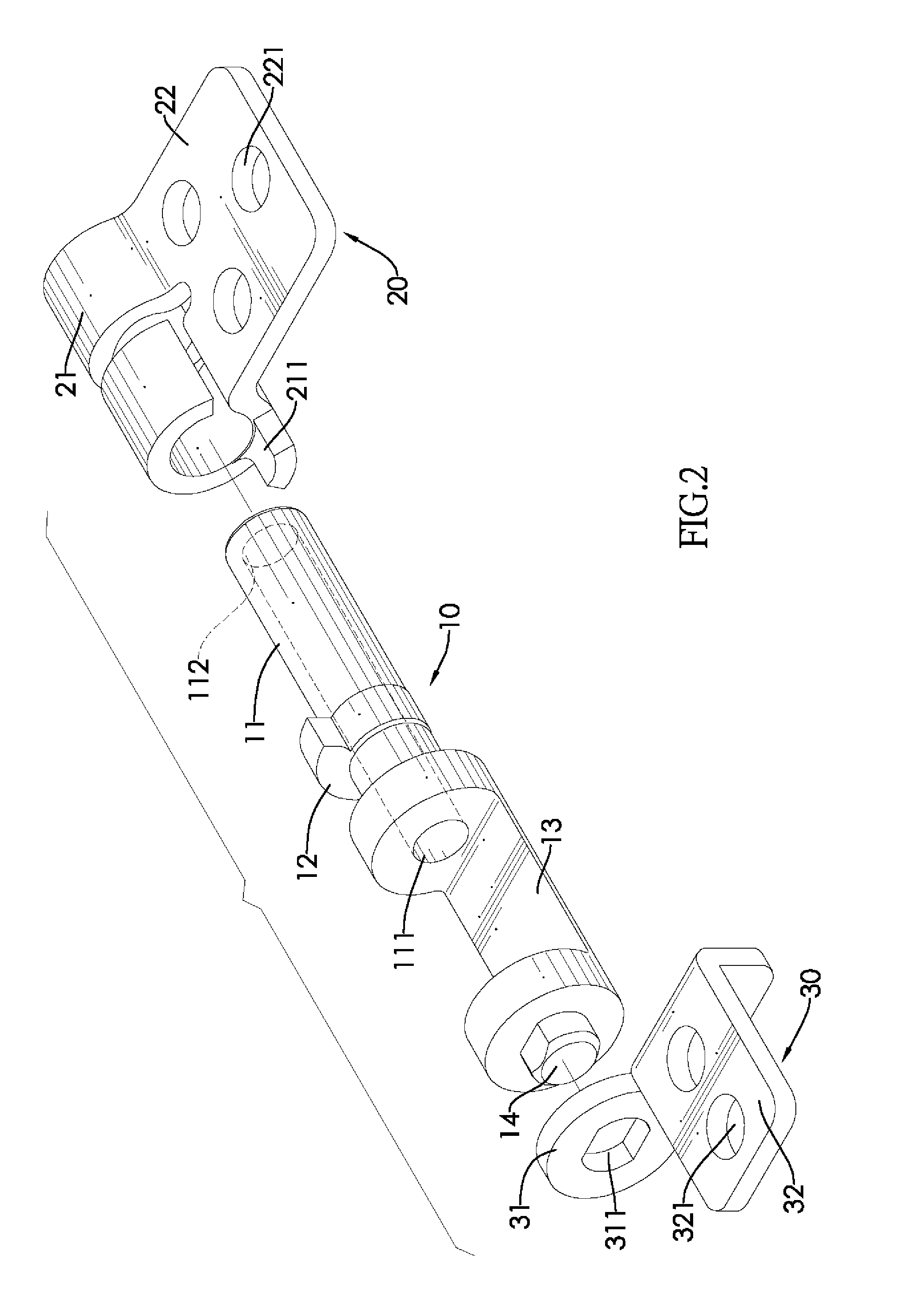 Hinge for a portable computing device