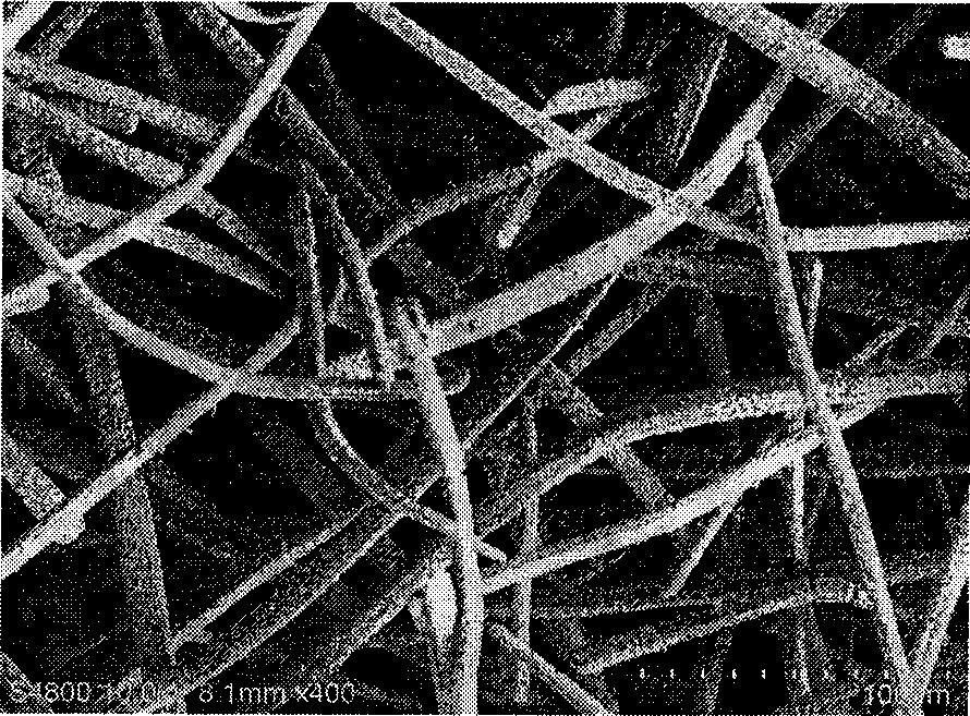 Metal microfiber-nano carbon composite material and preparation method