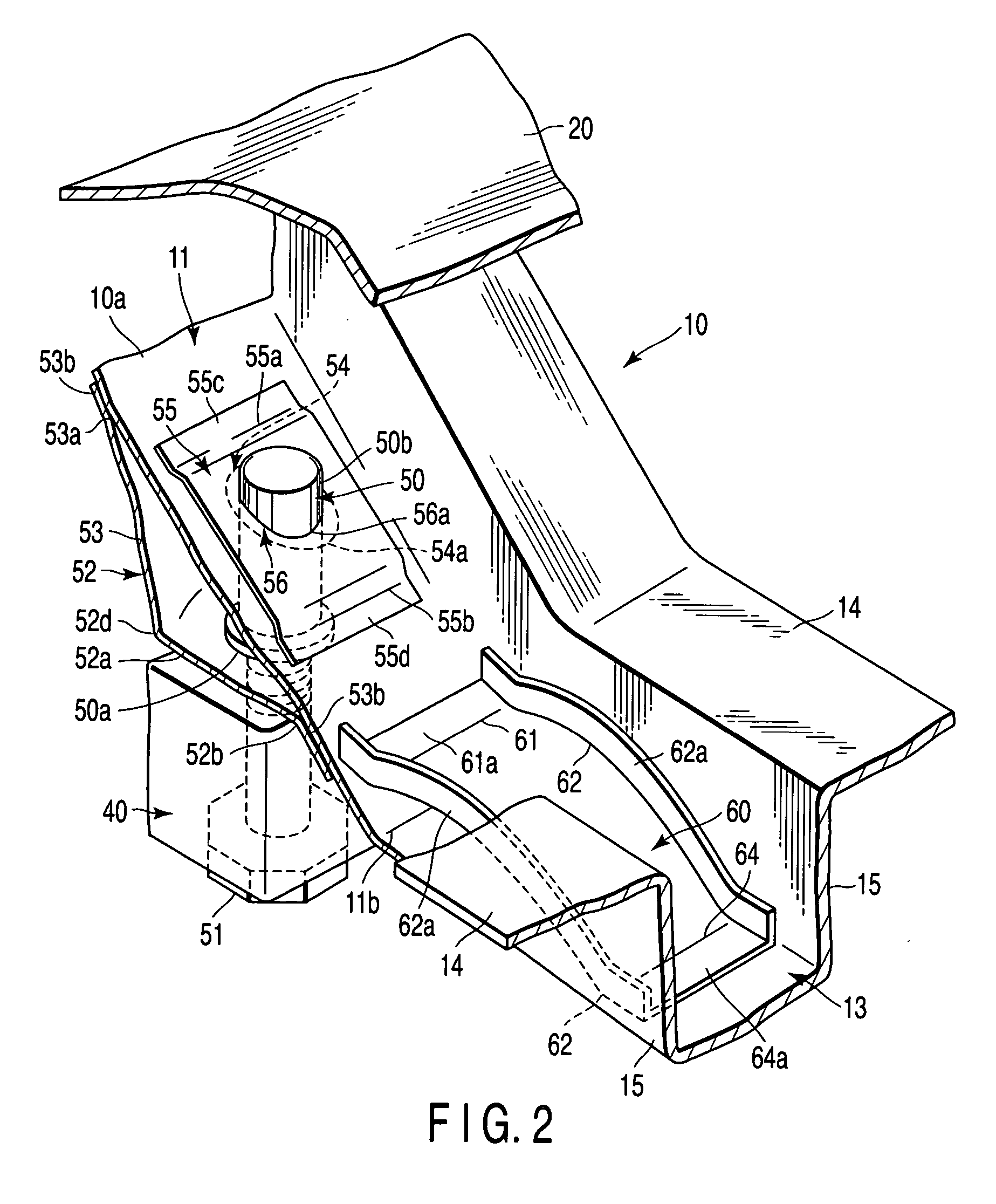 Chassis structure for vehicles