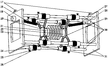 Power frequency voltage-withstanding test equipment for automatic insulator in oil