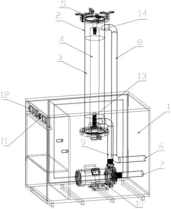 Electrolysis silver extracting machine