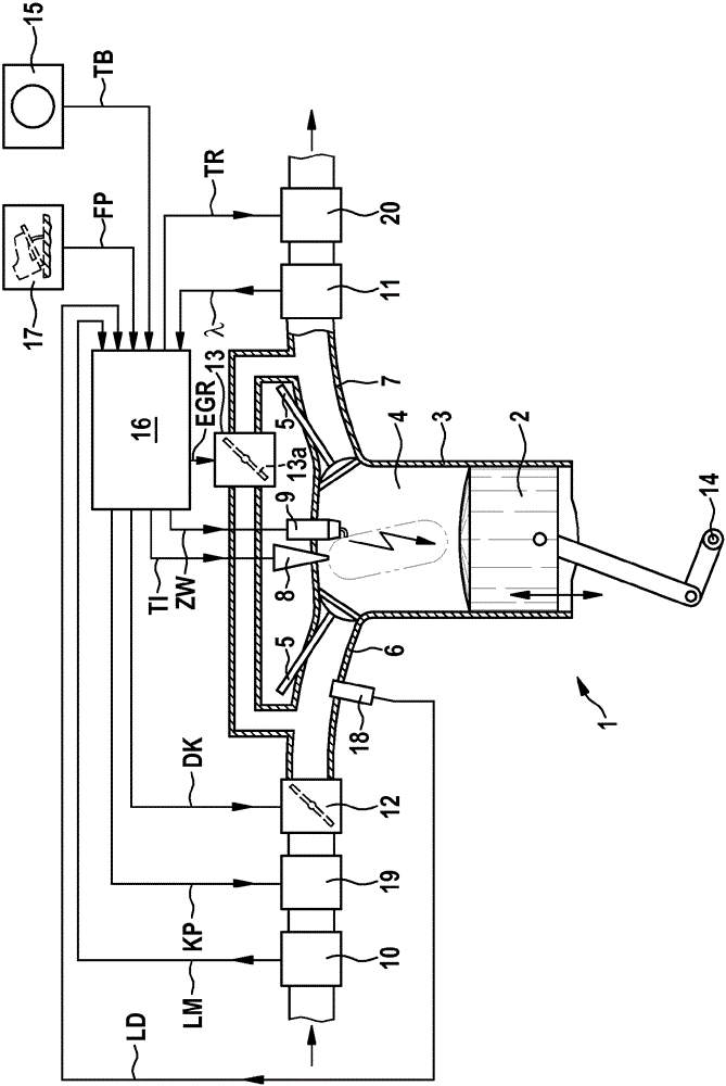 Method for preparing an acceleration process of an internal combustion engine