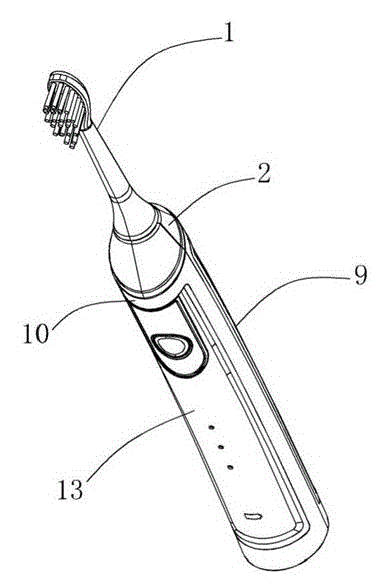 Acoustic vibrating toothbrush