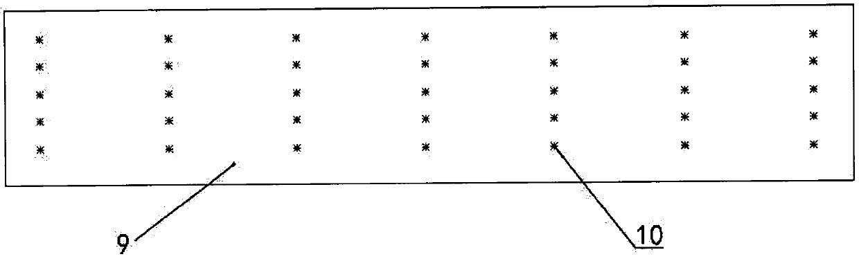 LED fluorescent lamp based on continuous spectrum fluorescent powder