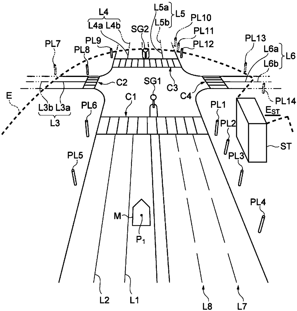 Host vehicle position estimation device