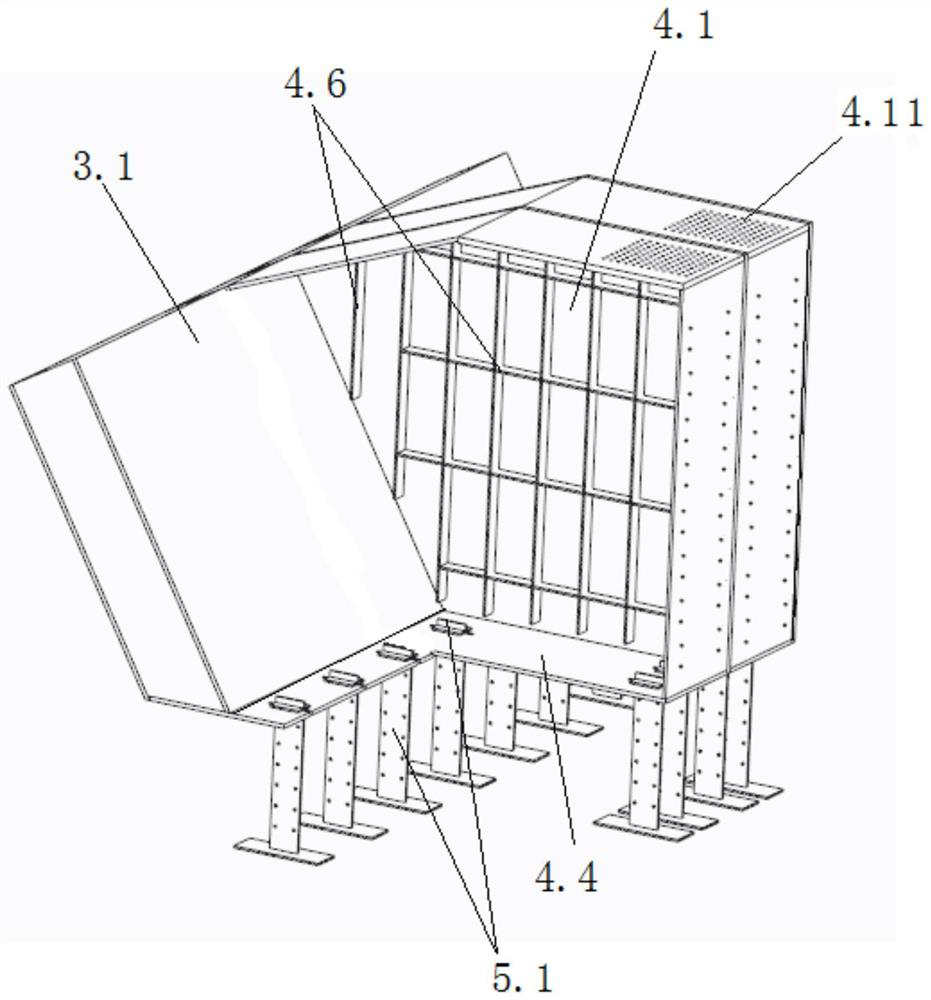 Conversion connection device and construction method thereof