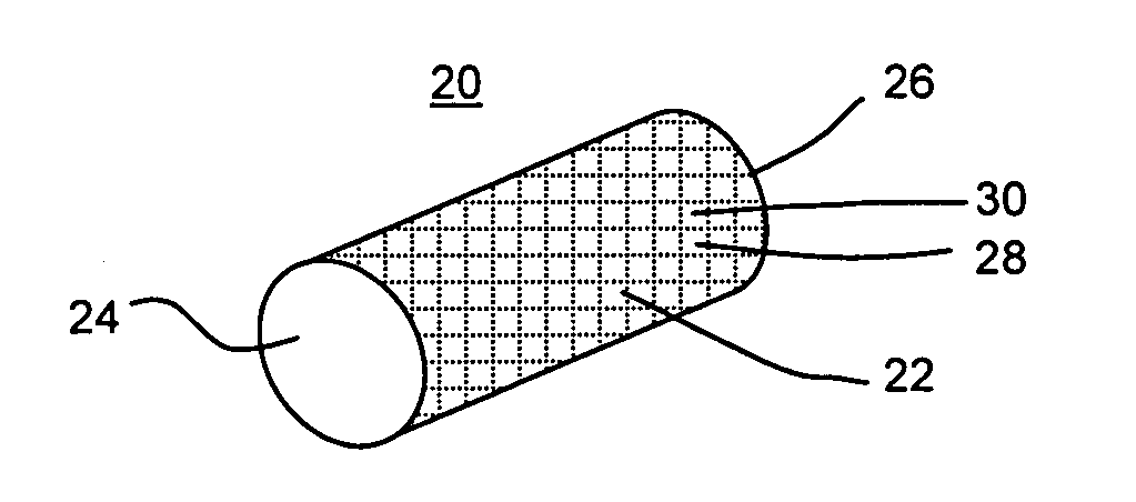 Surface modification of ePTFE and implants using the same
