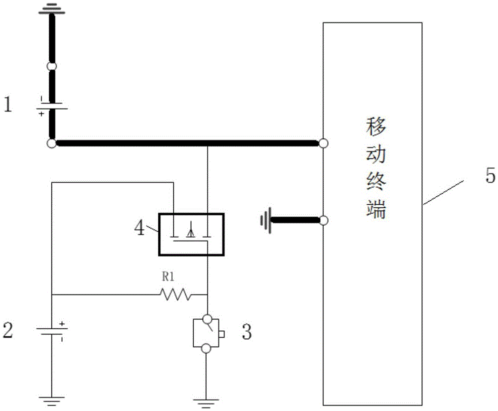 Dual-battery power supply circuit