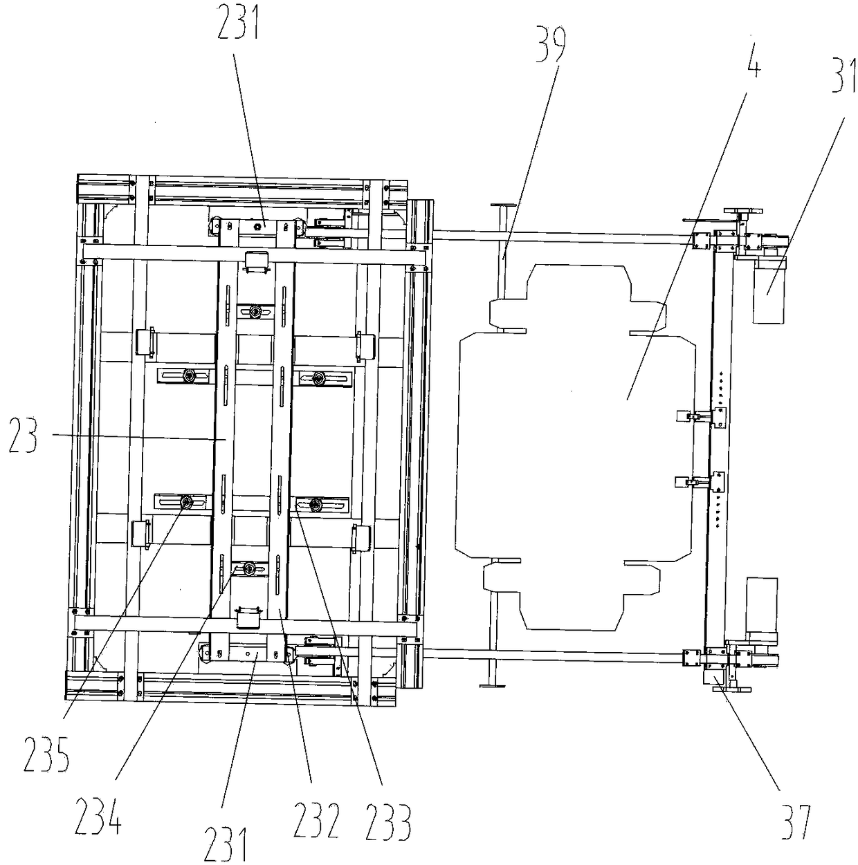 A quick carton picking mechanism for ceramic tile packaging line