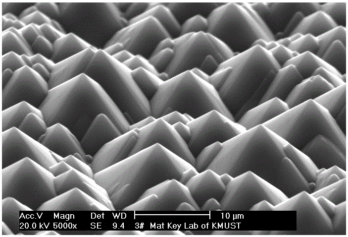 Manufacturing method of back surface polishing crystalline silicon solar battery