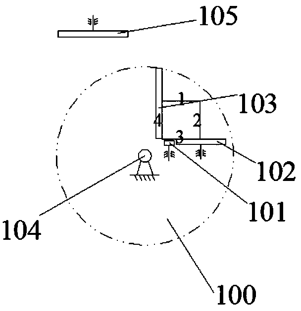 Overturning bubble pressing hand changing mechanism and method