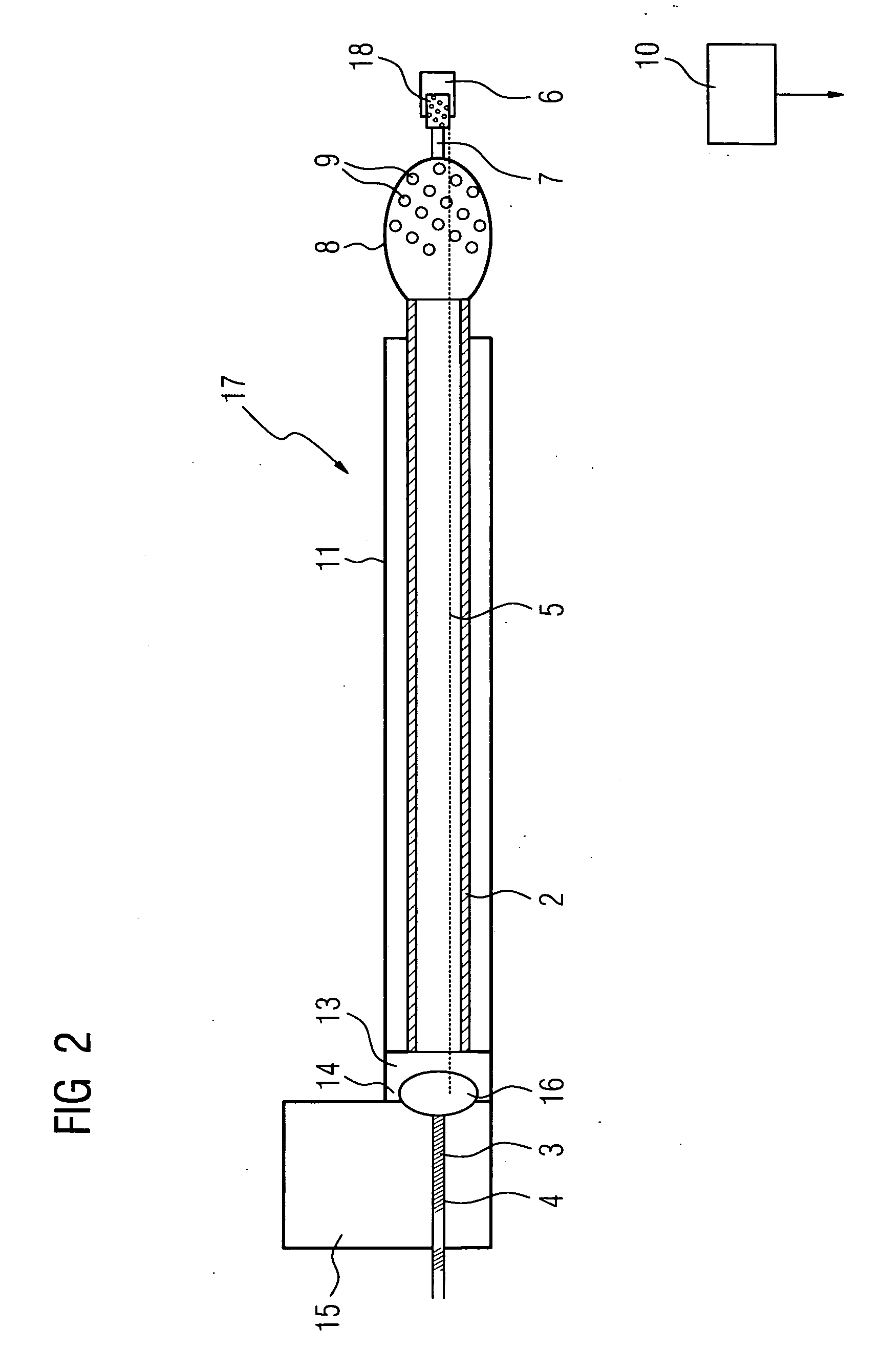 Device for carrying out rotablation