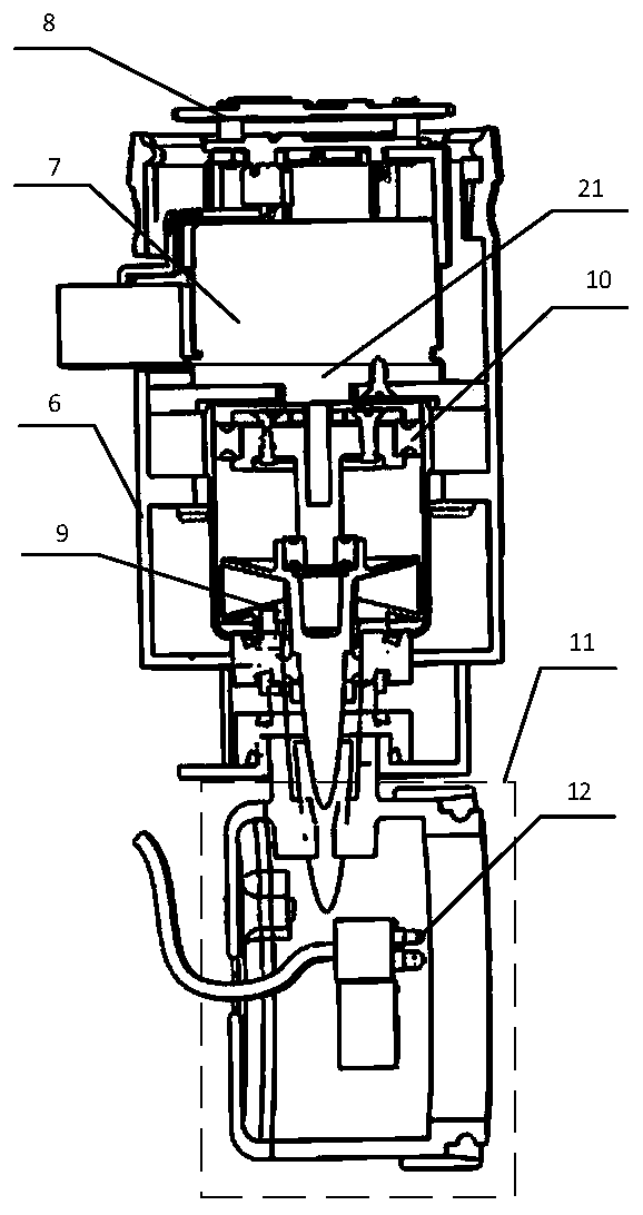 Integrated joint variable body multi-foot robot capable of being rapidly disassembled and assembled