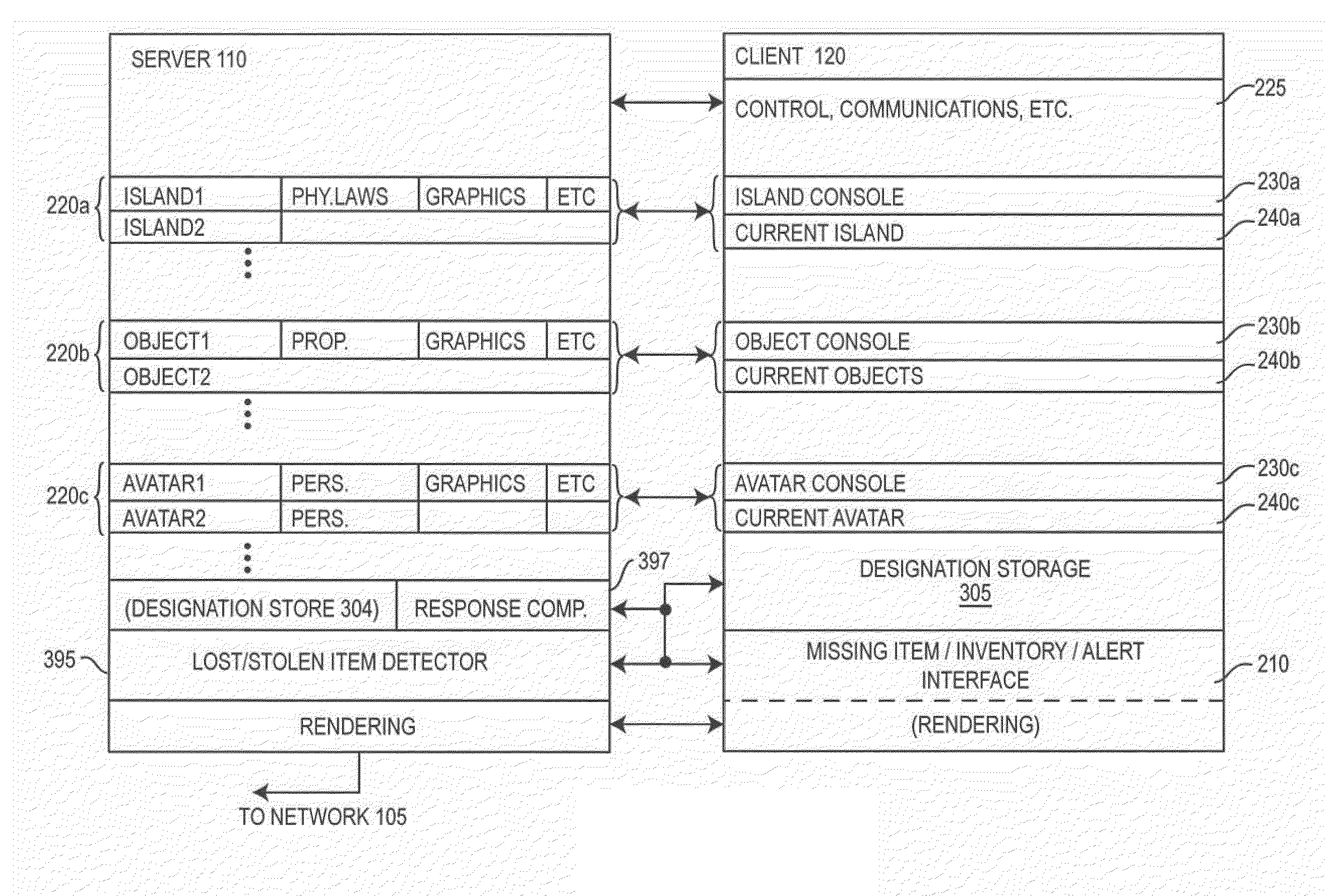 System and Method for Locating Missing Items in a Virtual Universe