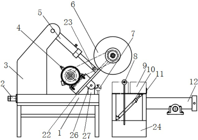 Casting double-end cutting device