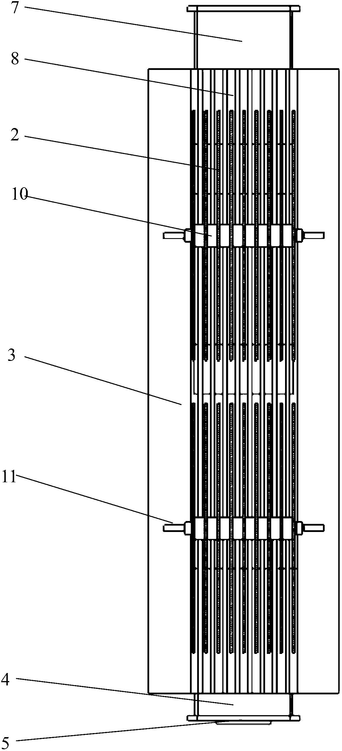 Novel combination type evaporation condenser