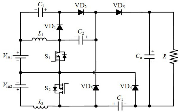 A Dual Input High Boost Ratio DC Converter with Pump Capacitor