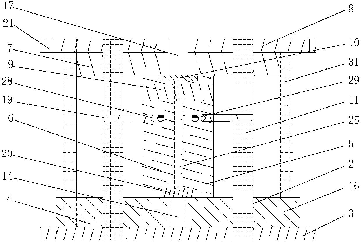 A construction method for refined pre-embedded structure of steel structure anchor bolts