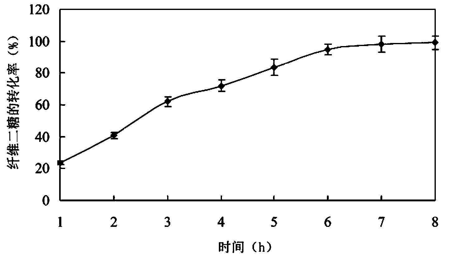 High glucose resistance beta-glucosidase-CBD fusion enzyme, and expression gene and application thereof