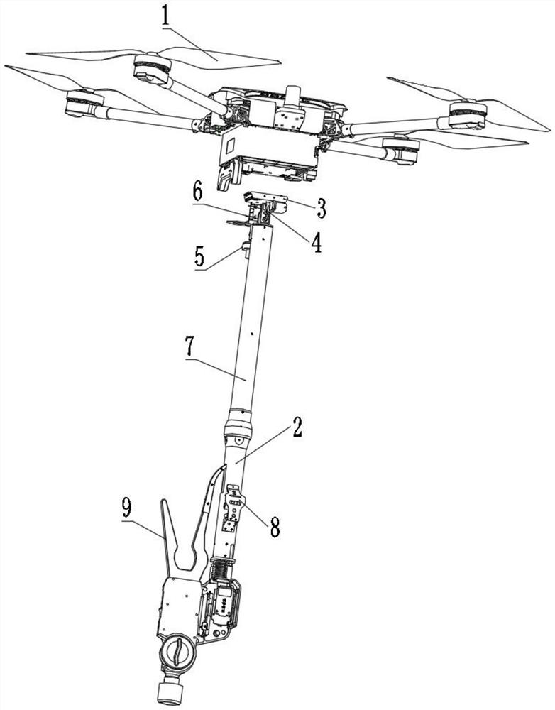Unmanned aerial vehicle attachment operation system