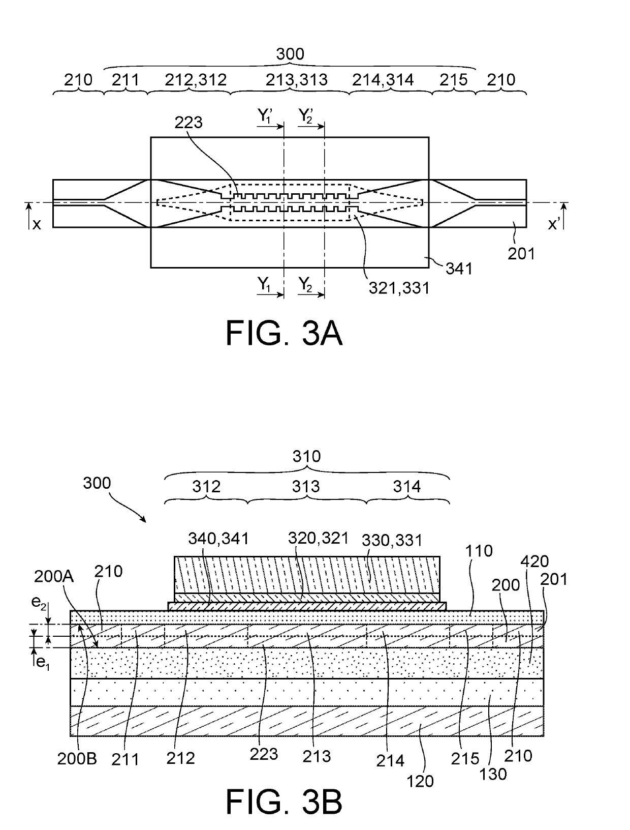 Photonic device comprising a laser optically connected to a silicon waveguide and method for manufacturing such a photonic device