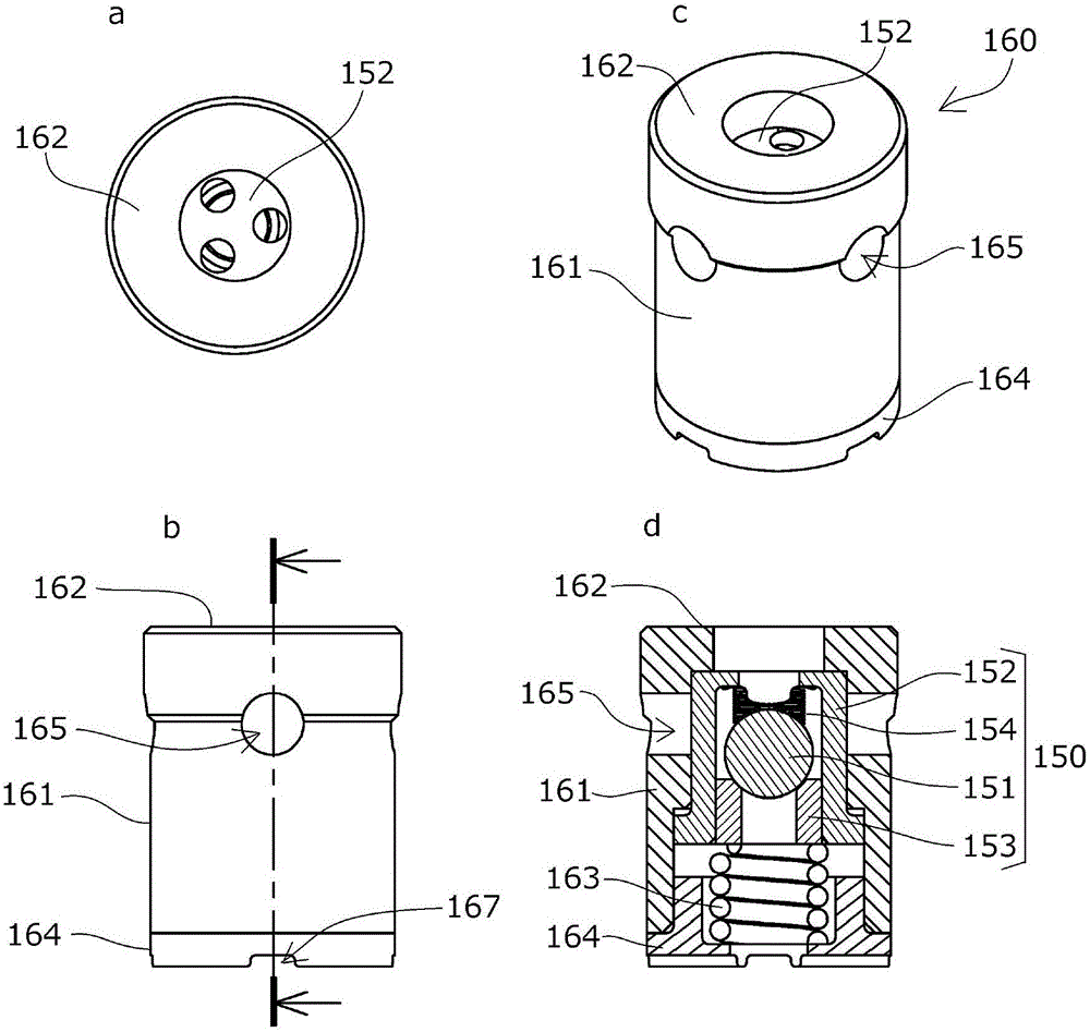 Chain tensioner and relief valve unit